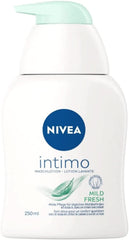 NIVEA, Loțiune de spălare intimă cu acid lactic, extract de mușețel și ulei organic de jojoba, 250 ml Duș și baie Naty Shop