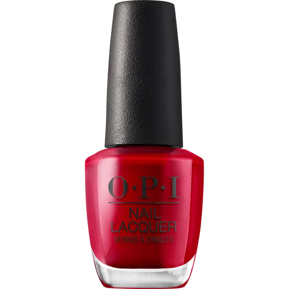Vernis à ongles OPI dans les tons de rouge et d'orange - Vernis à ongles à séchage rapide, résistant aux éclats et longue tenue - dure jusqu'à 7 jours - avec pinceau ProWide extra-large