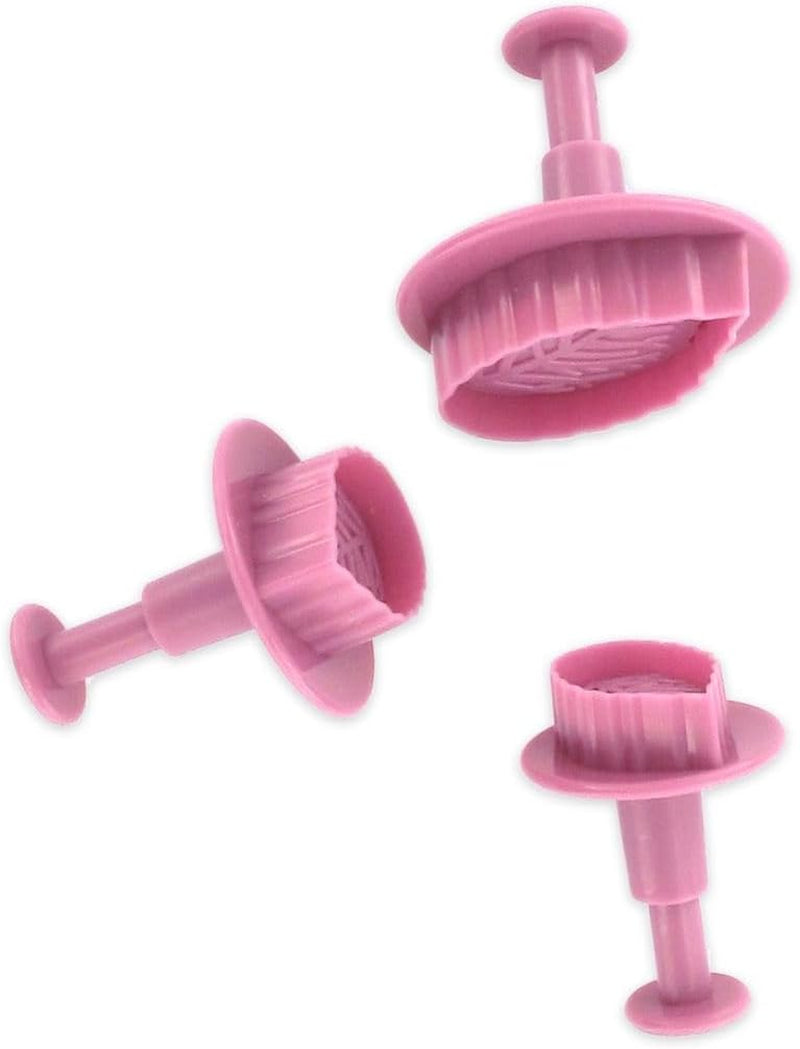 Ensemble d'emporte-pièces Zenker "Leaf" 3 pièces SWEET SENSATION, emporte-pièce estampé (couleur : rose givré), quantité : 1 lot, 3 pièces