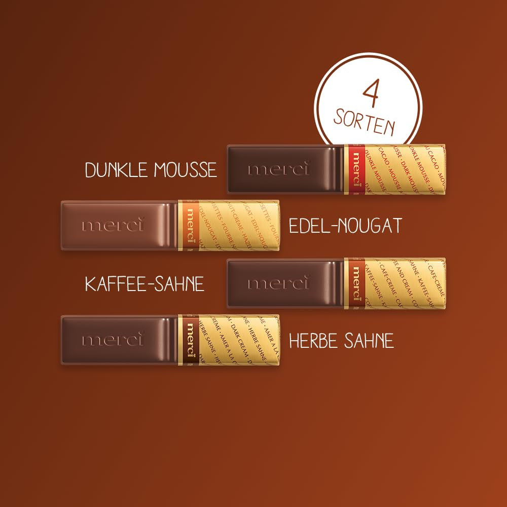 Variété de chocolat noir Finest Selection – 6 x 250g – Spécialités raffinées de chocolat noir – Pralines fourrées et non fourrées