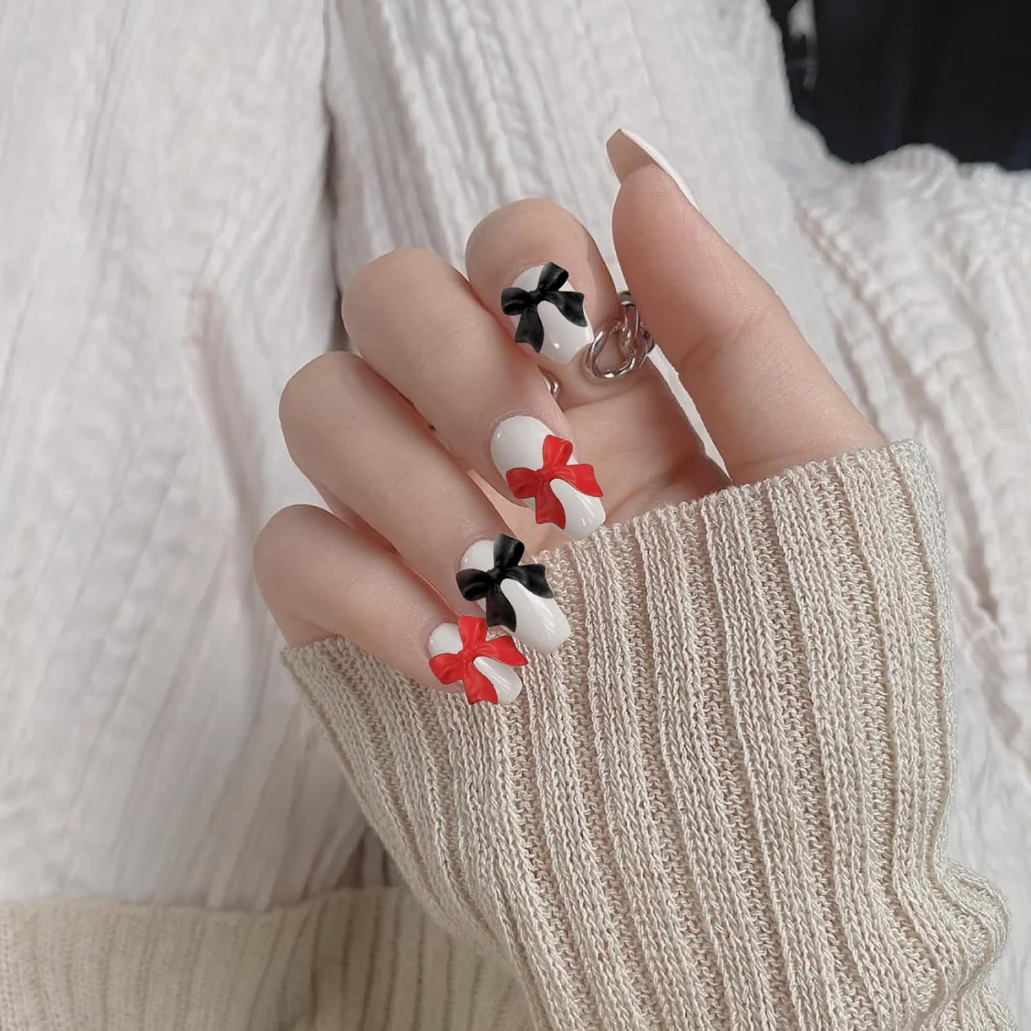 500 Pcs 3D Nägel Charm Schleifen Charms Nägel Nail Art Charms Schleife Nagel Charms Nägel Nail Art Schleifen Nageldekorationen Mit Aufnahmewerkzeug Für Frauen Und Mädchen Nagel-Diy-Zubehör