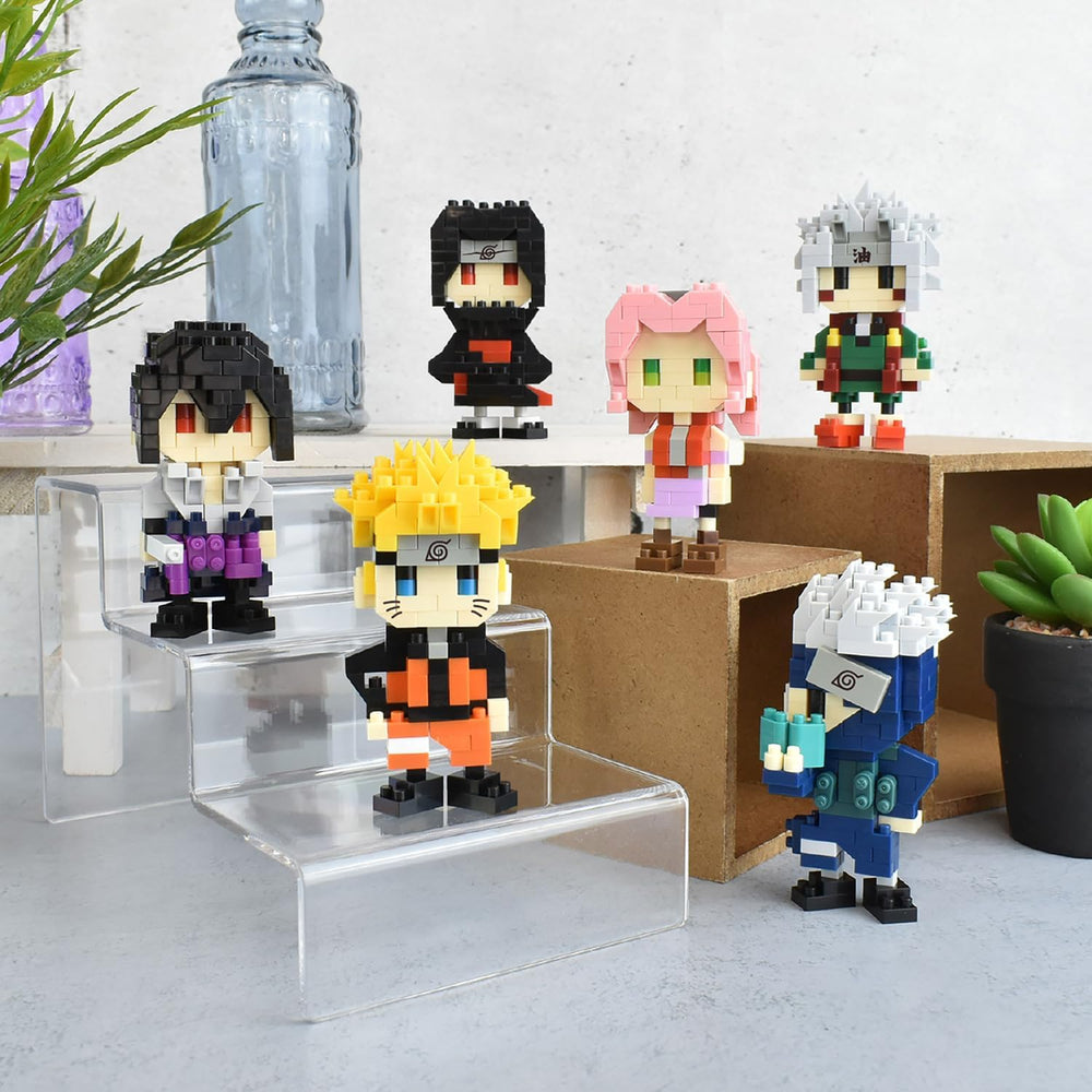 Bandai - Nanoblock - Kakashi Hatake - Mini-Bausteinfigur - Jeu de construction - Bausatz für Manga-Pixel-Figur - NBCC137