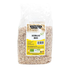 Sorgho blanc biologique, 1 kg, décortiqué, grain brut, cultivé biologiquement en Italie, emballage idéal pour la famille