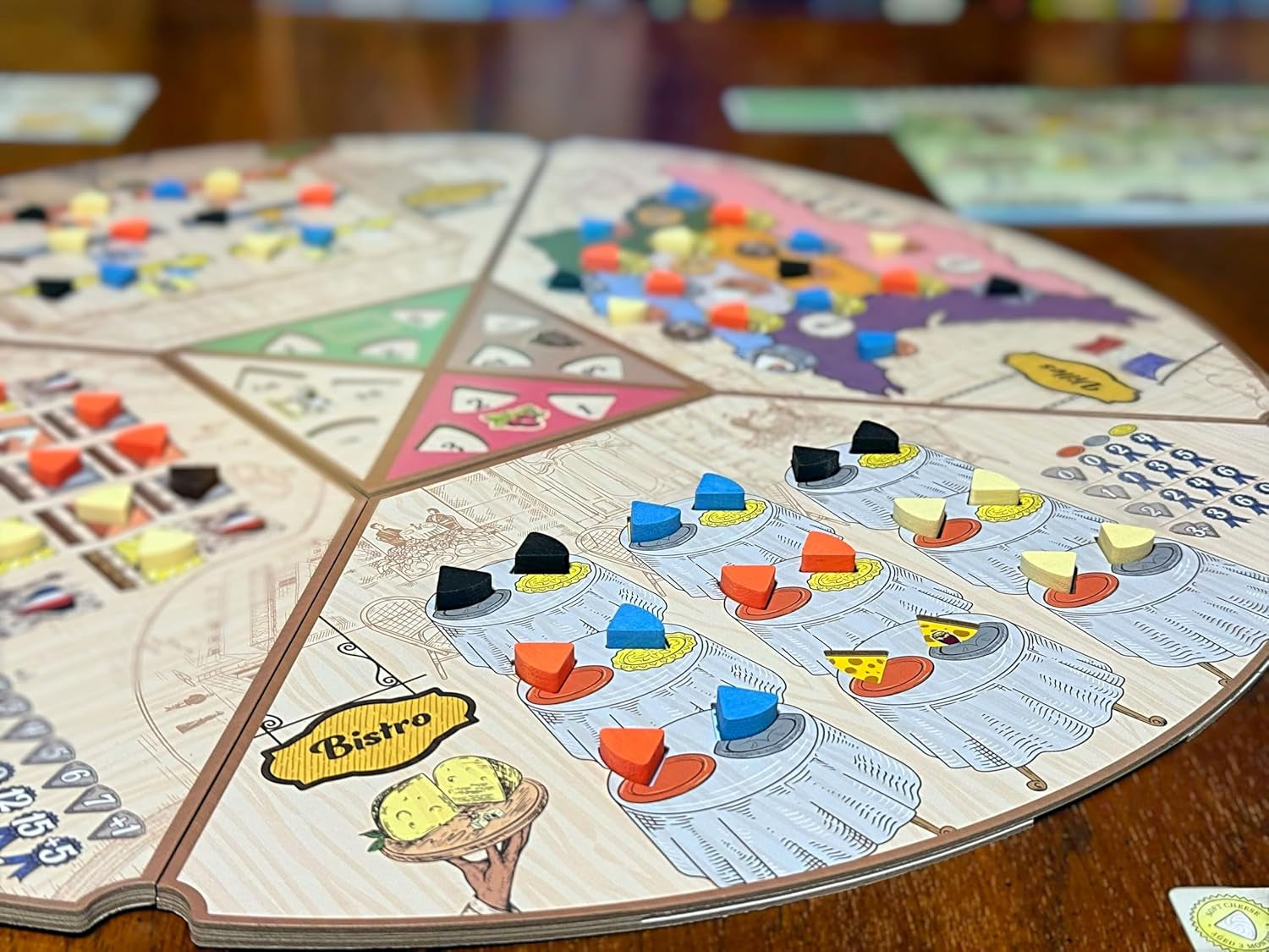 Asmodee - Cheese - Road to Infamy - Jeu de société stratégique - Placement d'ouvrier - Master Cheese - 14 ans et plus - 1 à 4 joueurs - 40 minutes - Version française