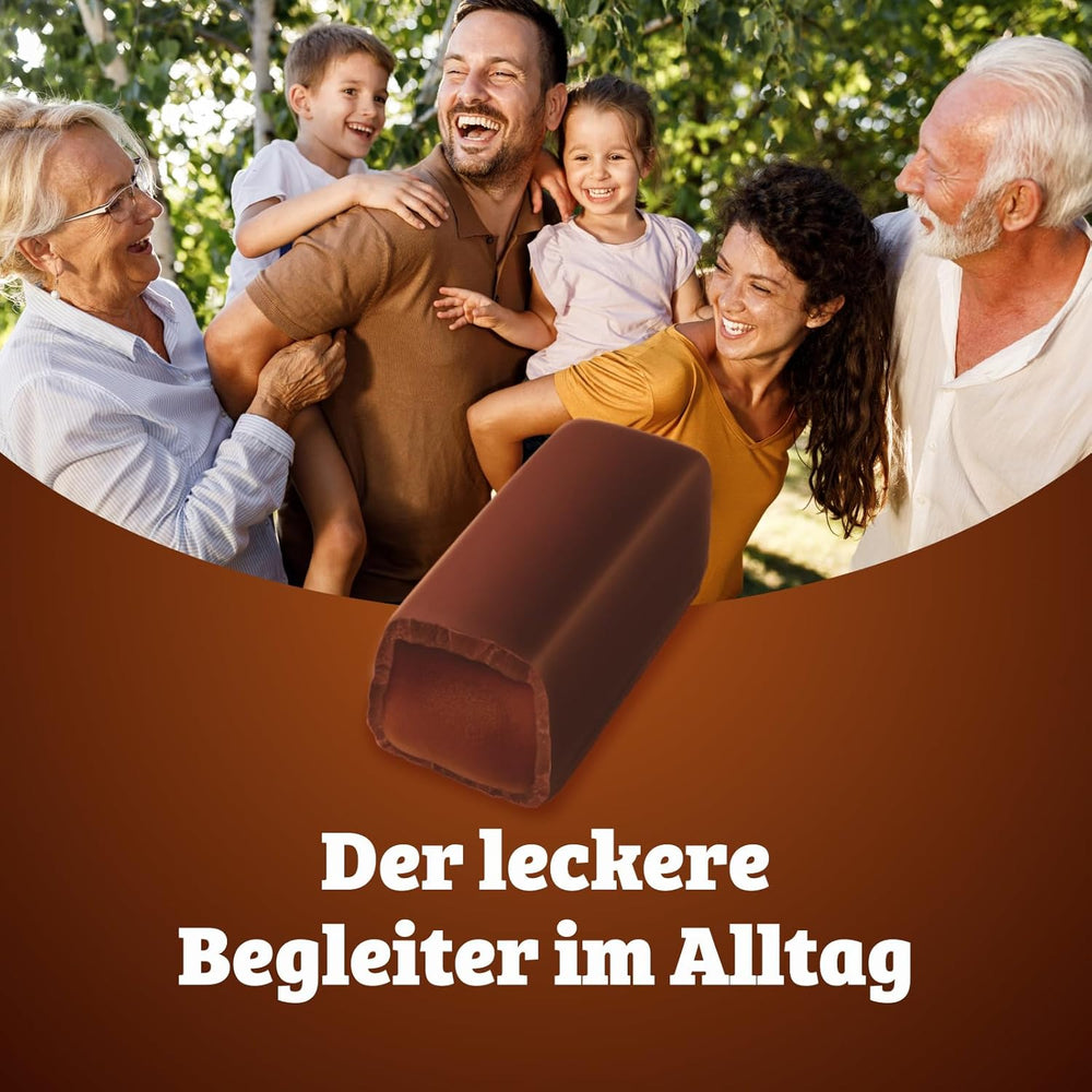 Caramels au chocolat - 3 x 325g - Caramel au chocolat avec glaçage au chocolat amer (30%)