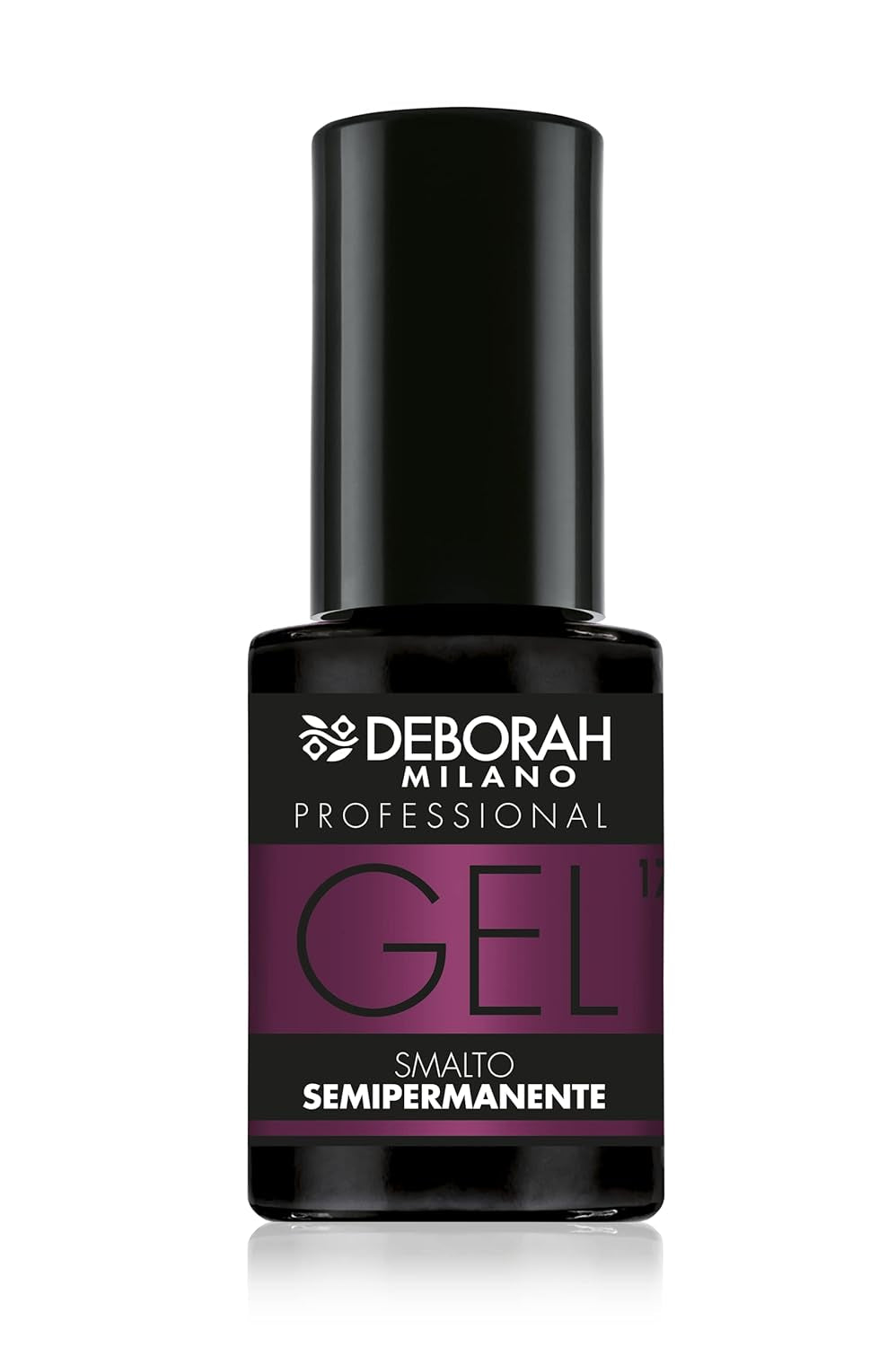 Vernis à ongles semi-permanent Milano Professional, no. 21 Bourgogne, effet volumateur, longue durée, pour des ongles intenses et brillants, 4,5 ml
