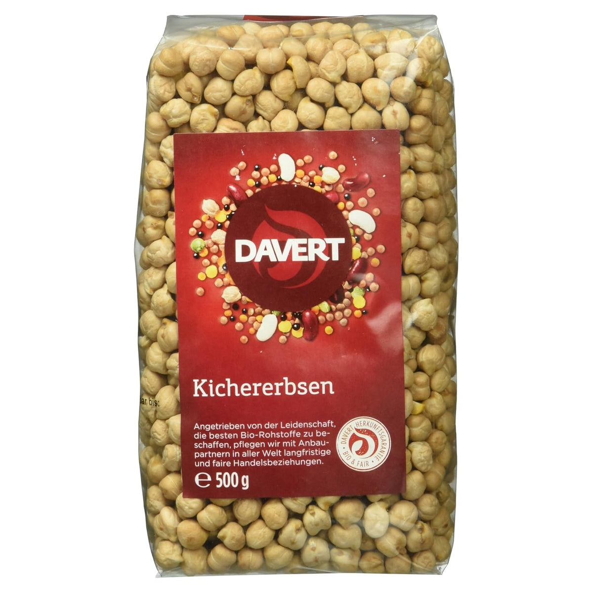 Davert Bio pois chiches, 500 g