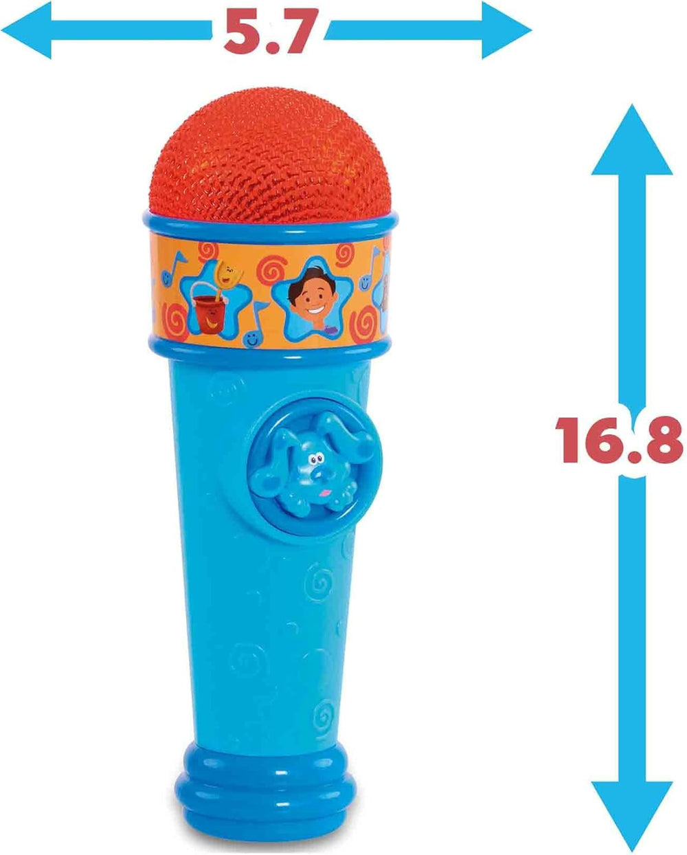 Jouet pour chien de dessin animé avec microphone bleu et pointes bleues, indices bleus, pour garçons et filles, à partir de 3 ans, jouets multicolores pour bébé, boutique Naty