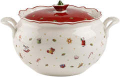 Villeroy & Boch Toy's Delight Terrine, 3 litres, porcelaine premium, blanc/rouge