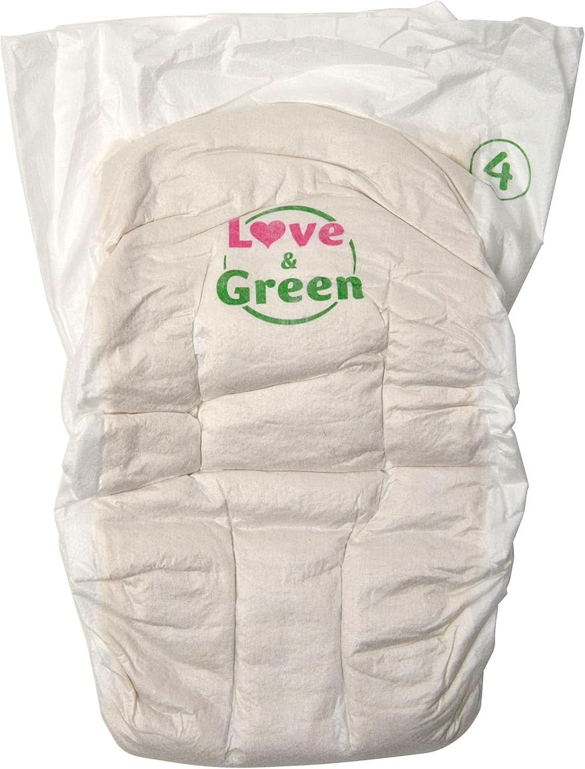 Love Green Nature, couches écologiques non blanchies, sans chlore, différentes tailles Mère et Enfant Naty Shop