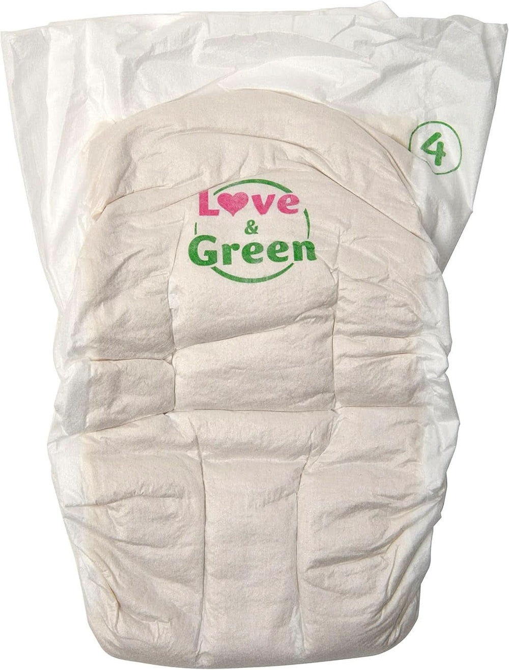 Love Green Nature, couches écologiques non blanchies, sans chlore, différentes tailles Mère et Enfant Naty Shop