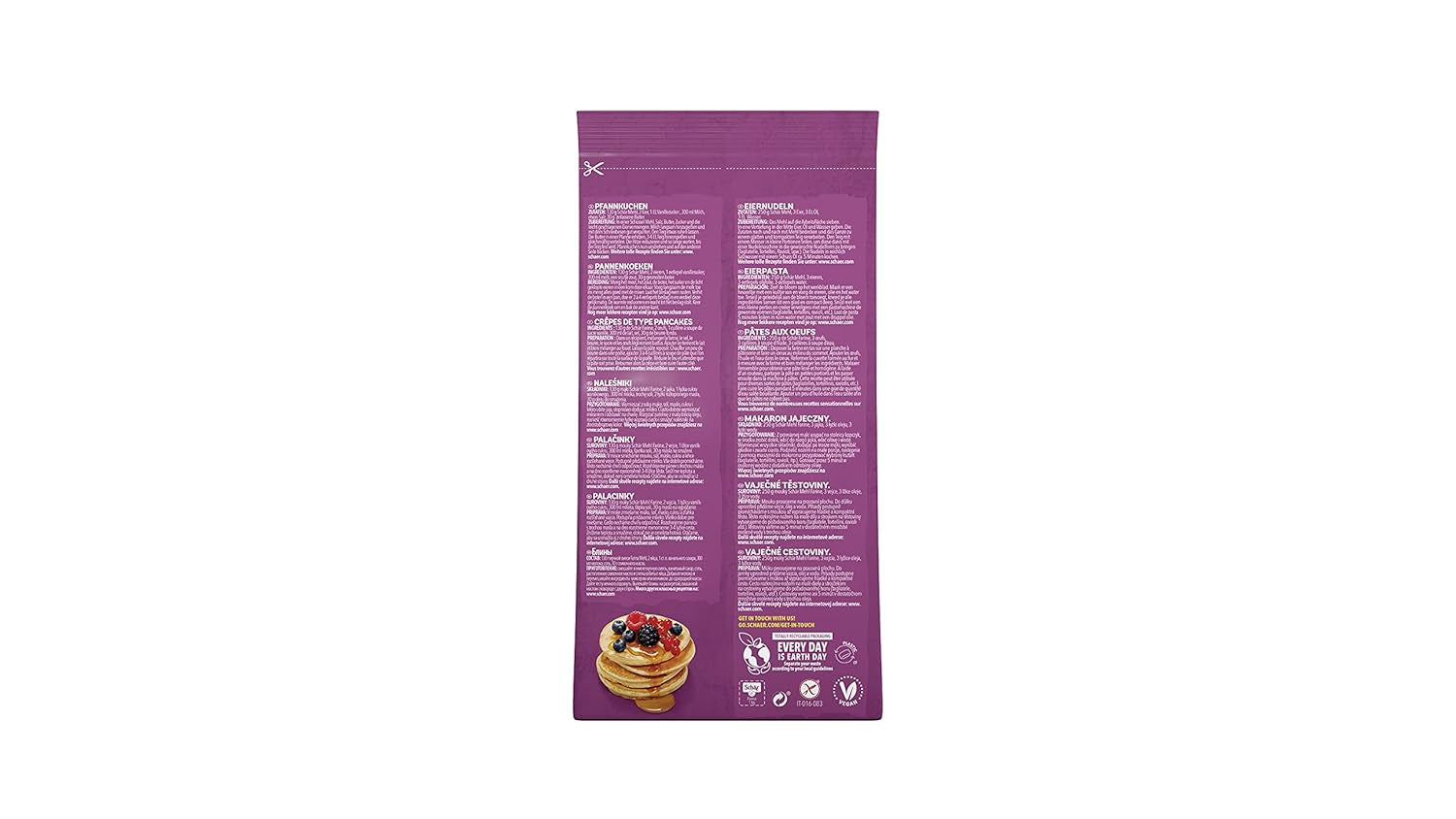 Mehl "Farine" - Basismehlmischung Glutenfrei 1Kg, 10Er Pack Amestec pentru copt si gatit Naty Shop