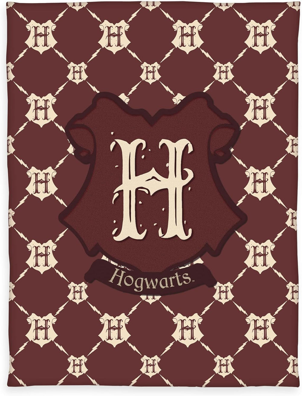 Couverture polaire Harry Potter, 130 X 170 Cm, 100% polyester, polaire, 7574413127523, marron/beige Lits et couvertures Besuche den Herding-Store Default title