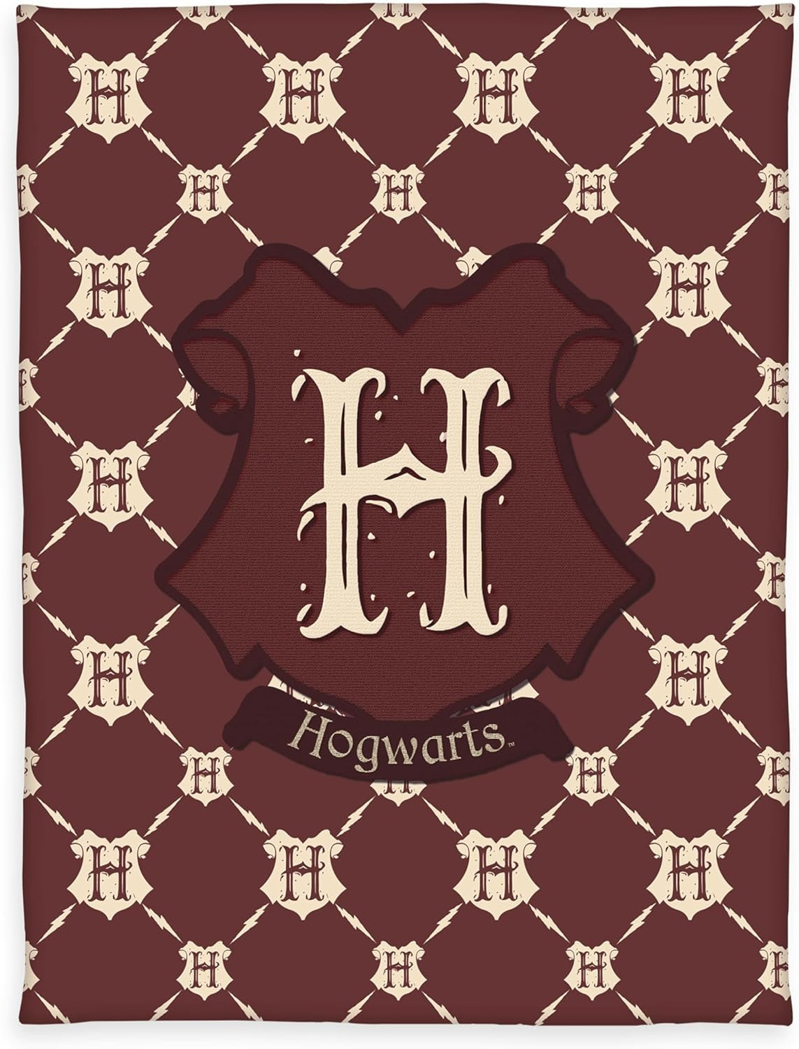 Couverture polaire Harry Potter, 130 X 170 Cm, 100% polyester, polaire, 7574413127523, marron/beige Lits et couvertures Besuche den Herding-Store Default title