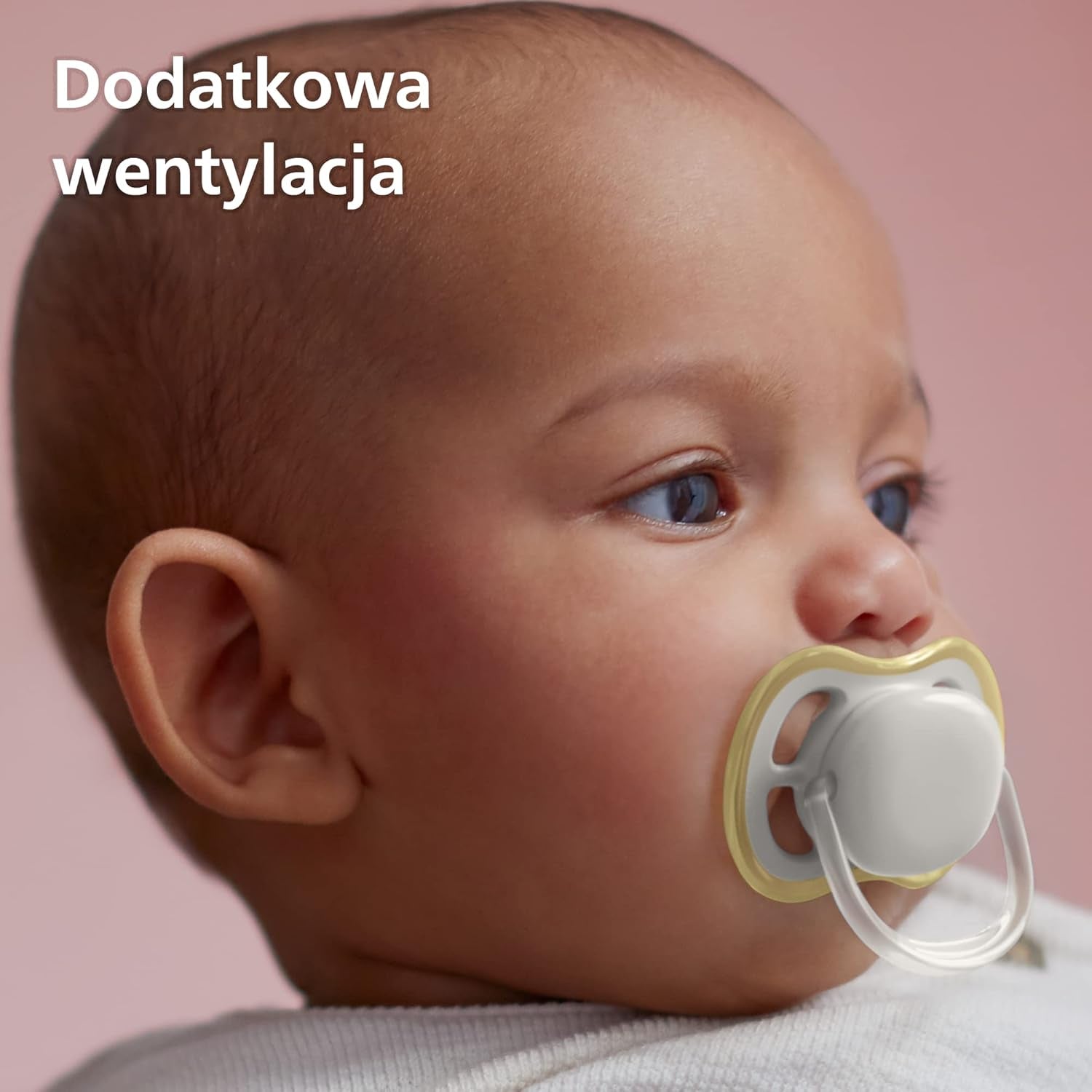 Philips Avent Ultra Air Sucettes Pack de 2 - Sucettes au Bisphénol A pour Bébés de 0 à 6 Mois (Modèle SCF085/15) Marron/Vert