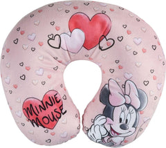 Tataway dans Viaggio SI Grows – Oreiller de voyage Disney Minnie Mouse | Matière douce et veloutée | Lavable à la main 30° | Remplissage de micro perles | Chaise enfant adaptée à partir de 3 ans, Rose, taille unique, coussins de voyage en velours Naty Shop Titre par défaut