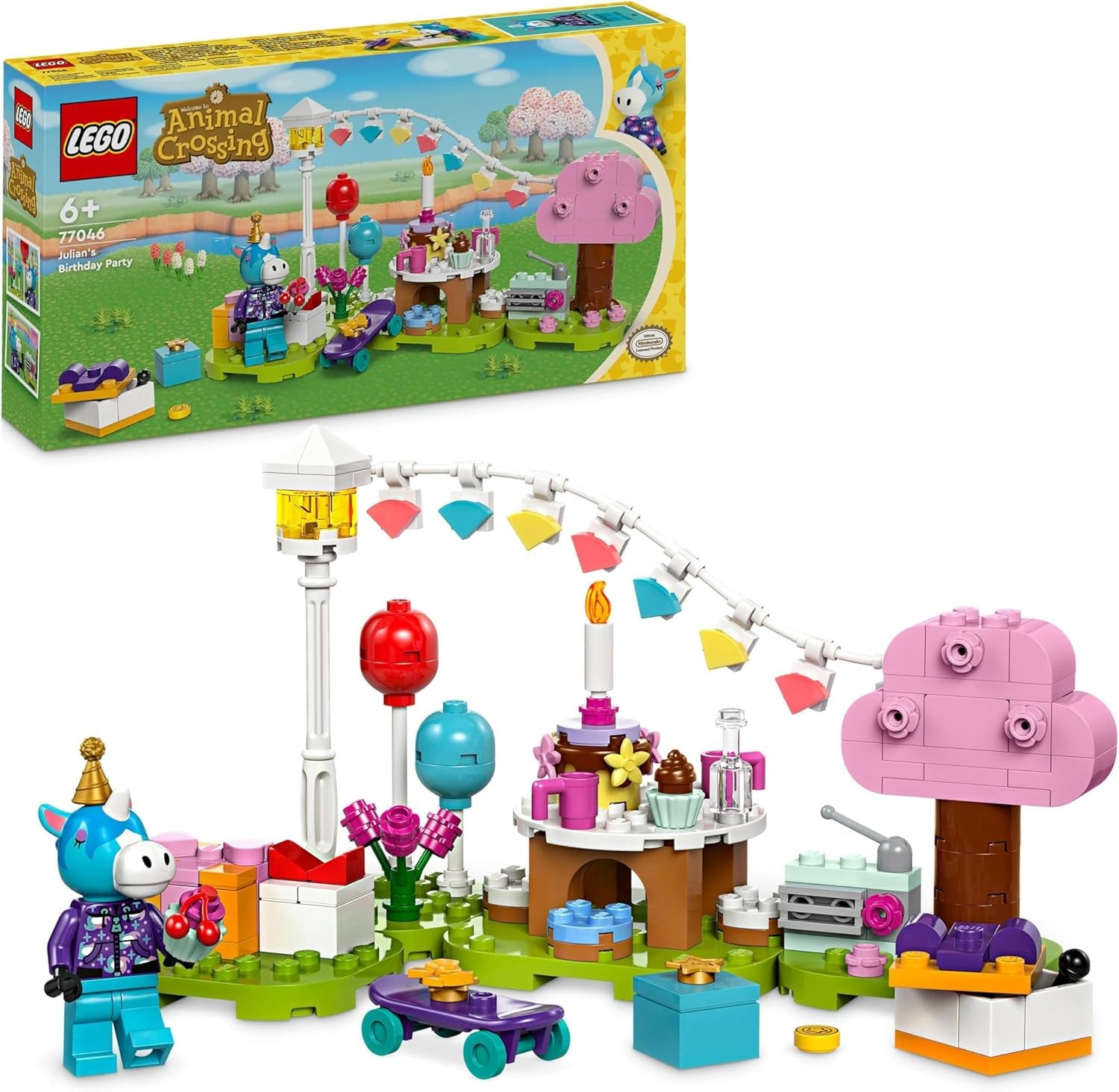 LEGO Animal Crossing Jimmy's Birthday Party Jouet créatif pour enfants Jeu vidéo Cheval Animal Set Cadeau pour filles et garçons de 6 ans 77046 Ensembles de construction Besuche den LEGO-Store Default Title