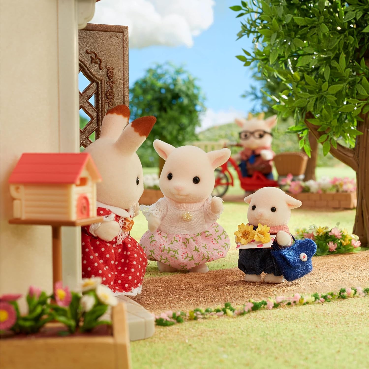 Sylvanian Families 5622 Famille de chèvres - Figurines de maison de poupée