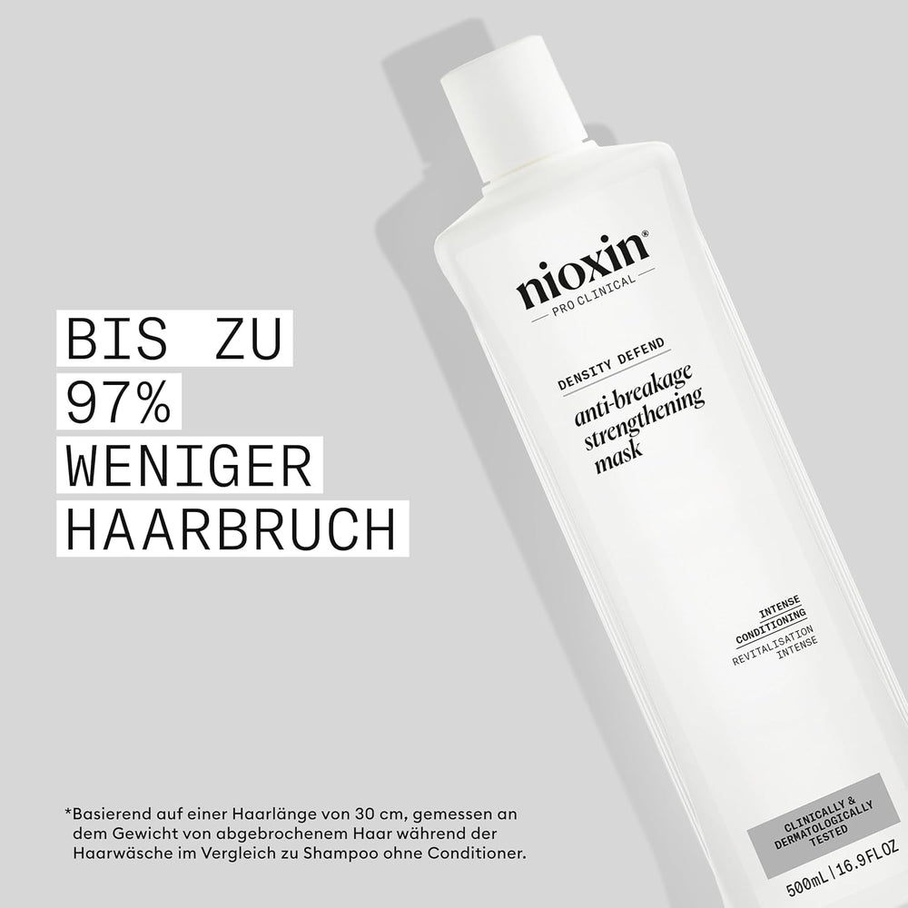 Nioxin Density Defend Anti-Breakage Strengthening Hair Mask - Masque capillaire hydratant contre la casse, soin capillaire sans rinçage à la vitamine C Masque capillaire Naty Shop