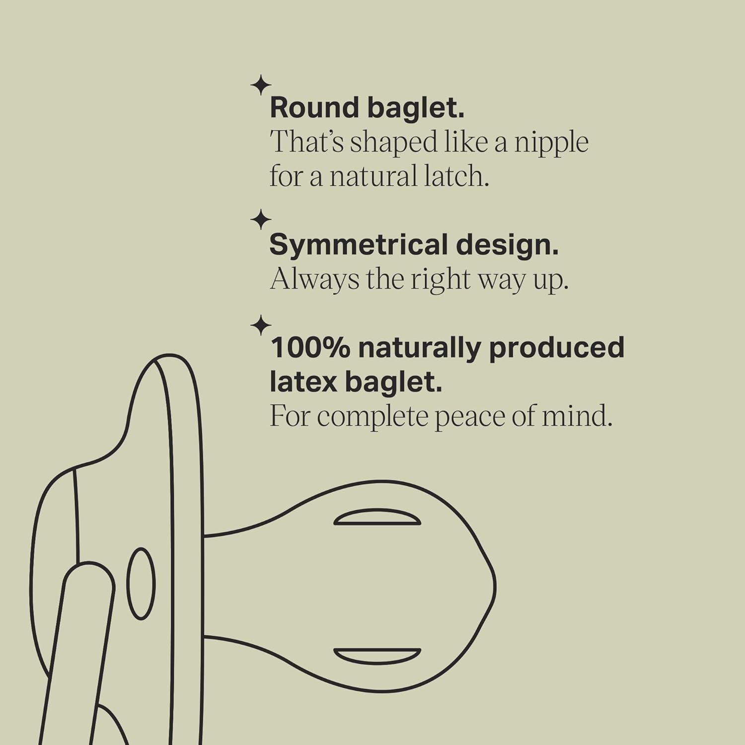 Tommee Tippee Sucettes en latex cerise 0-6 mois paquet de 2 sucettes en latex 100 % naturel