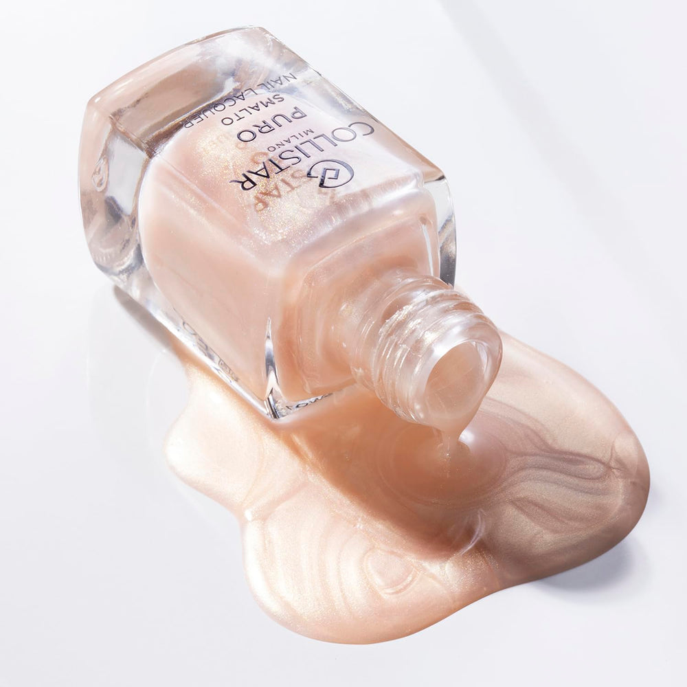 Vernis à ongles Collistar Puro, vernis à ongles longue durée au fini brillant, n° 1. 923 Porcelaine champenoise, 10 ml