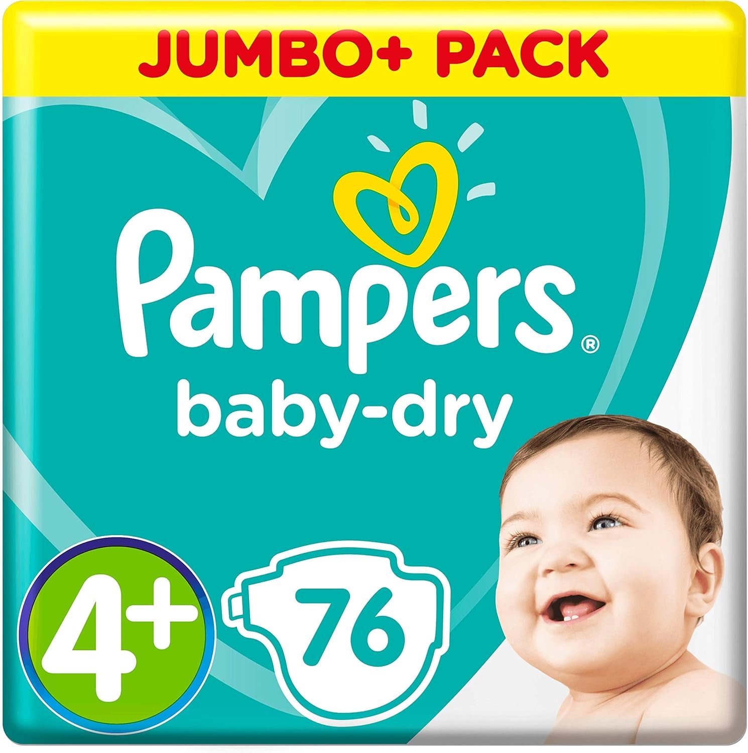 Pampers (ancienne version), culottes, taille 4, 9 kg-15 kg, paquet de trois (1 x 88 couches)