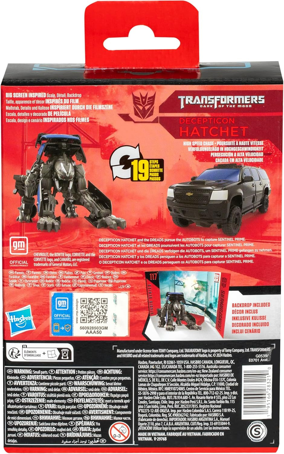 Transformers Studio Series Deluxe-Class Transformers: The Dark Side of the Moon 94 Decepticon Hatchet Action Figure Action figures Naty Shop