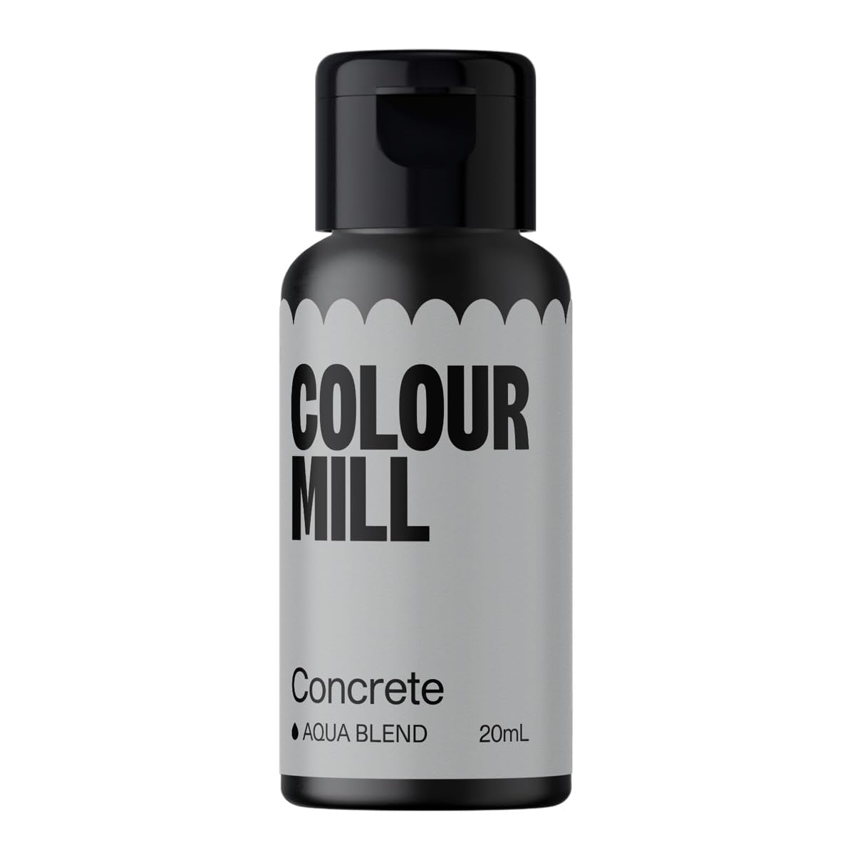 Colorant alimentaire Color Mill Aqua Blend Béton : Colorant alimentaire liquide à base d'eau - 20 ml