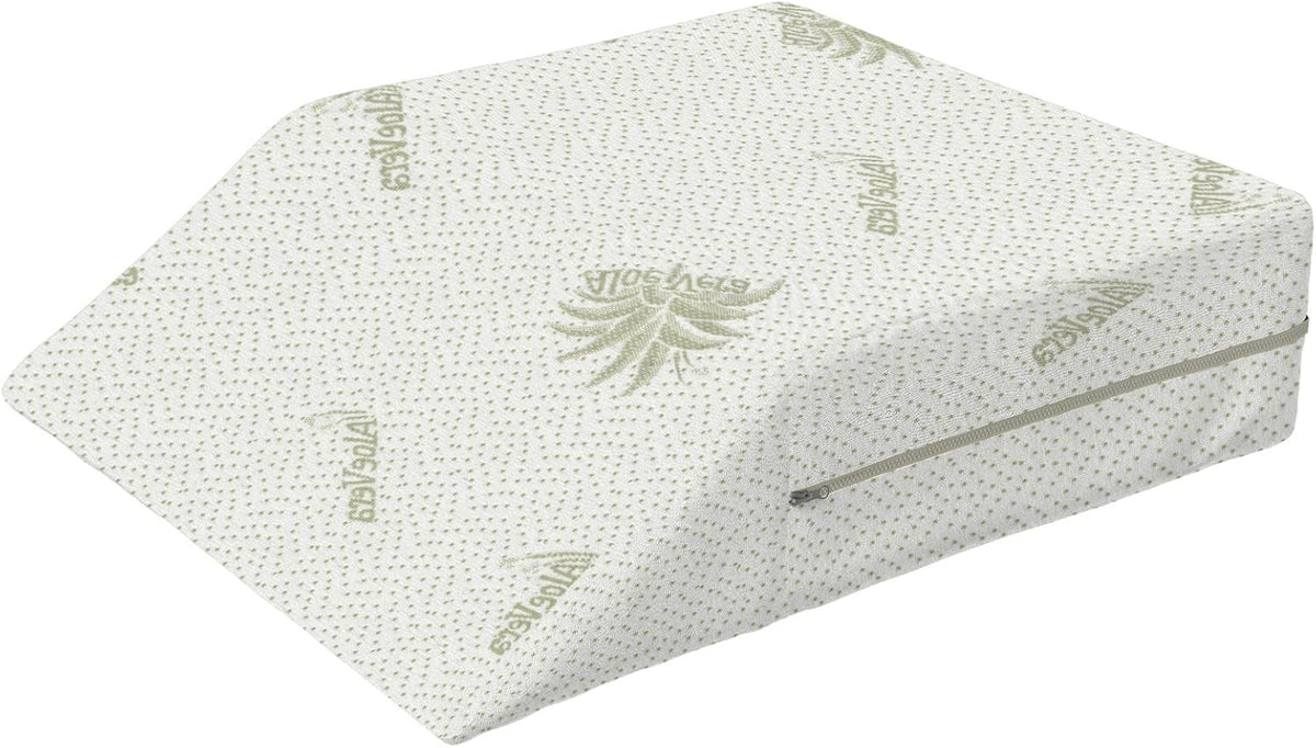 Literie italienne Oreiller repose-pieds amovible Aloe 61X50X17Cm Naty Shop Oreillers standard Titre par défaut