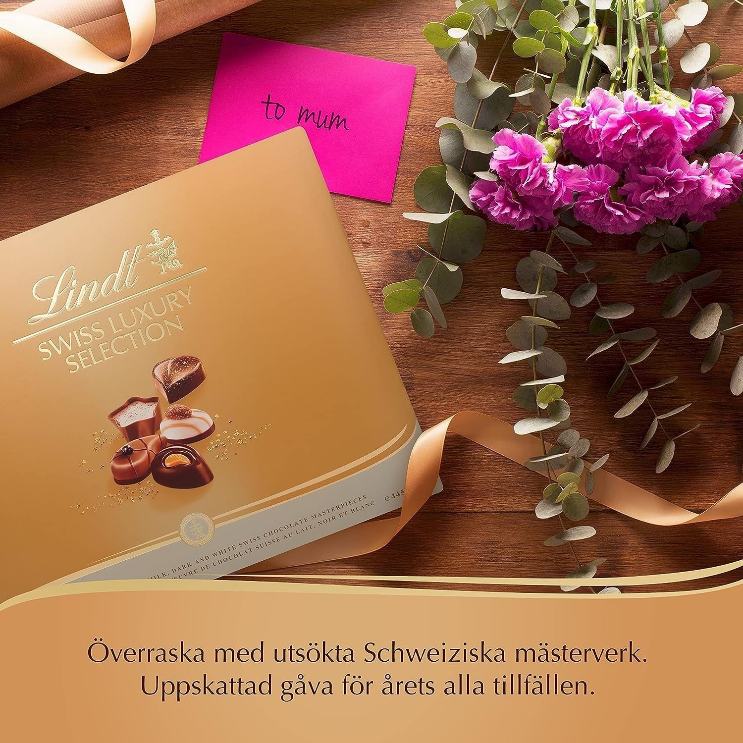 Chocolats Lindt - Sélection de luxe suisse (445g)