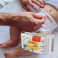 Lingettes humides, paquet de 2 (144 lingettes)