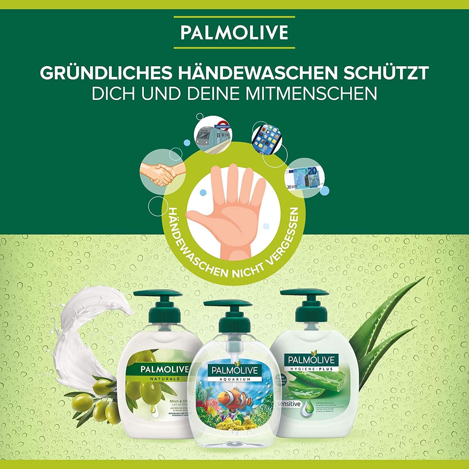 Palmolive Săpun de mâini lichid, set 6 x 300 ml Naty Shop