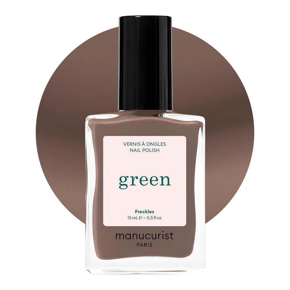 Manucurist Green - Vernis à ongles Rosy Beige Shell Beige - Vernis à ongles à séchage rapide - Ongles DIY - Vegan 12-Free - À base de plantes - Vernis à ongles - Fabriqué en France