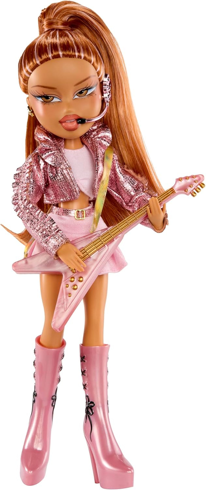 BRATZ Pop Starz Yasmin – Modepuppe mit Anhänger zum Sammeln, Outfit et Musikzubehör