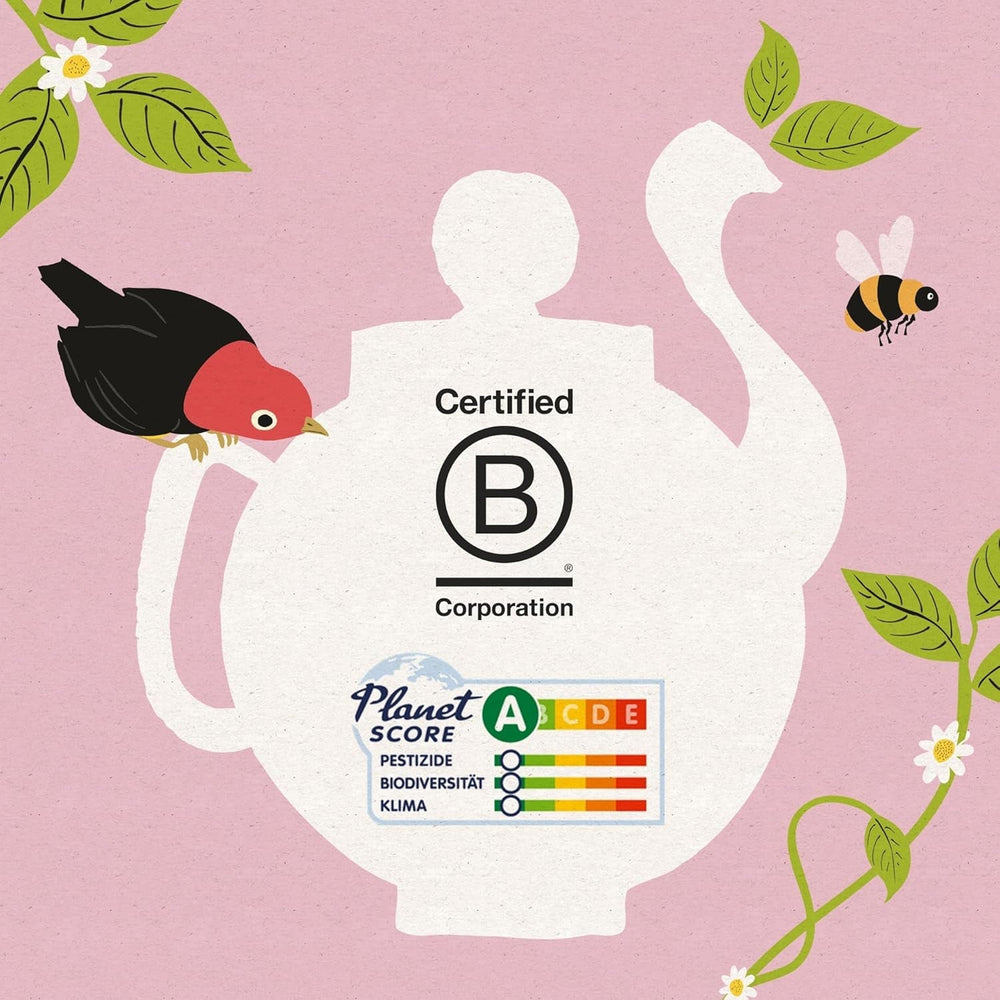 Cupper Thé aux fruits bio Canneberge Framboise | Thé à la framboise | 250 sachets de thé non blanchis | Grand paquet | Parfait pour le bureau | Écologique | Commerce équitable