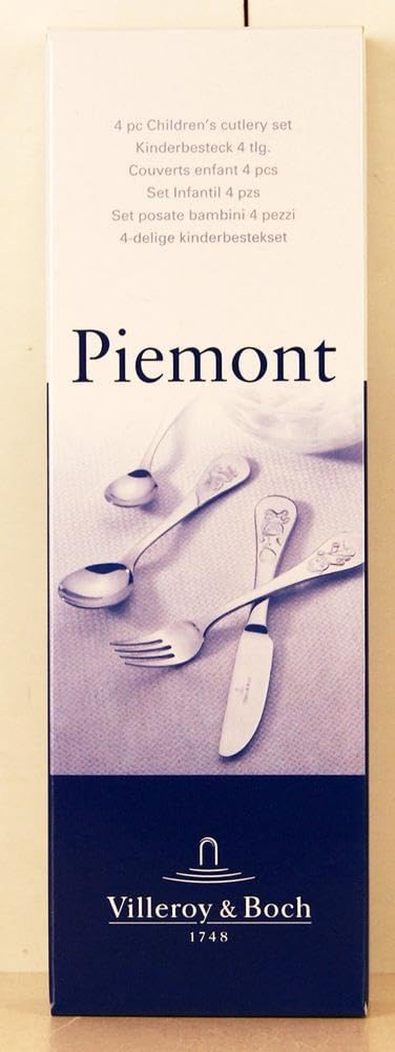 Villeroy Et Boch Ménagère enfant Teddy 4 pièces, acier inoxydable 18/10 Cuisine Naty Shop