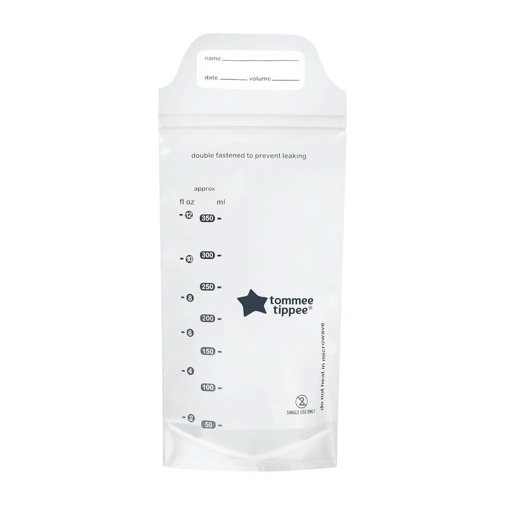 Tommee Tippee Closer to Nature Pungi pentru depozitarea laptelui matern, pre-sterilizate, 350 ml Accesorii Hrana si Alaptare Bebe Naty Shop