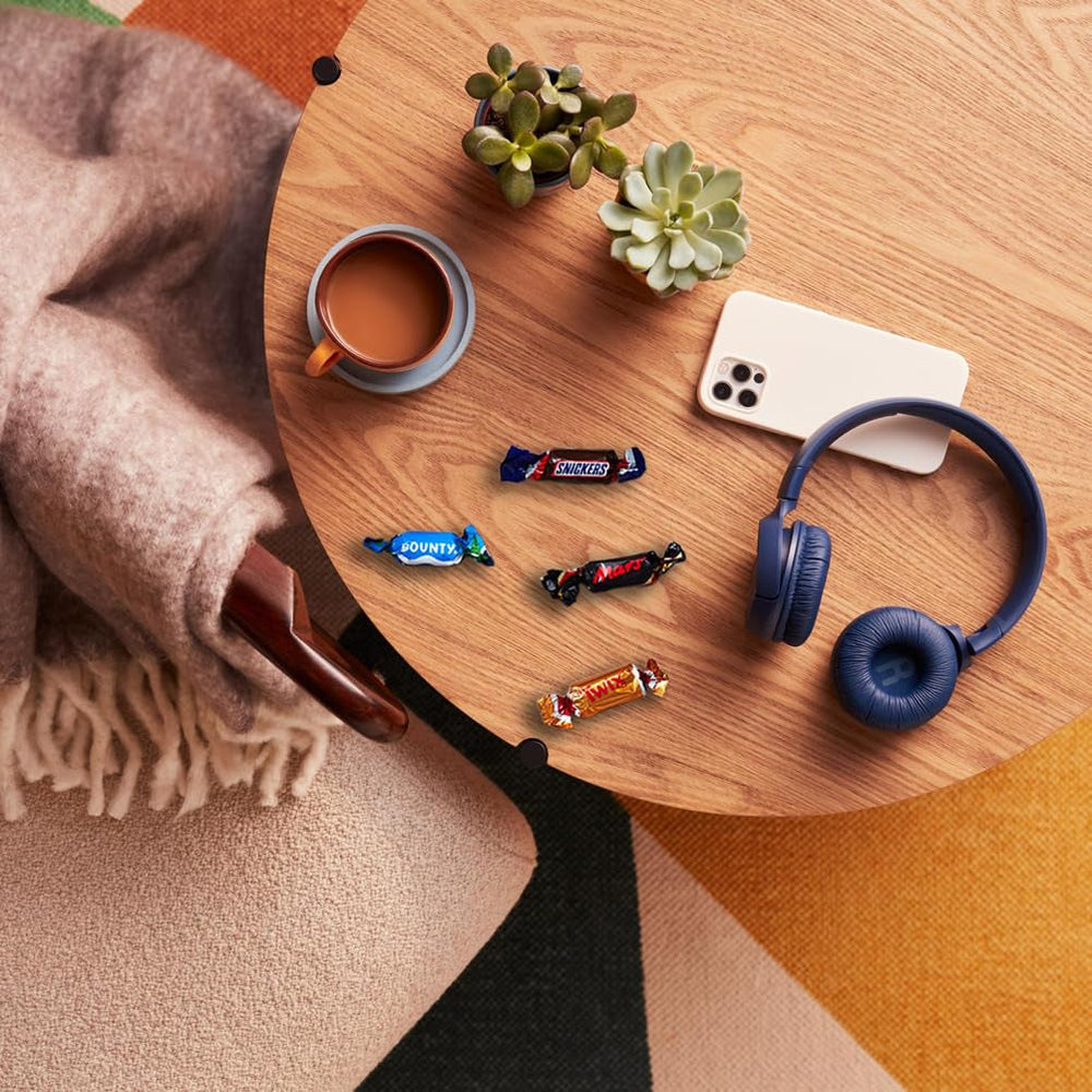 Mix de miniatures, Mars, Snickers, Bounty & Twix, Barres Classiques en format mini, 296 Barres, 3Kg Bonbons Chocolat Naty Shop