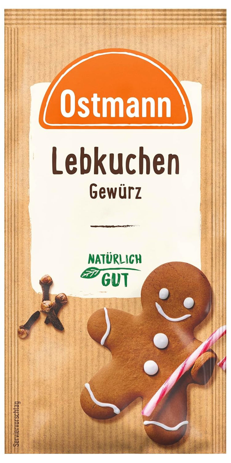 Ostmann Gewürze – Lebkuchen-Gewürz | Gewürzmischung für Leb- und Honigkuchen | Idéal pour les pâtisseries et les desserts en hiver et à Noël. 15 g en sachet