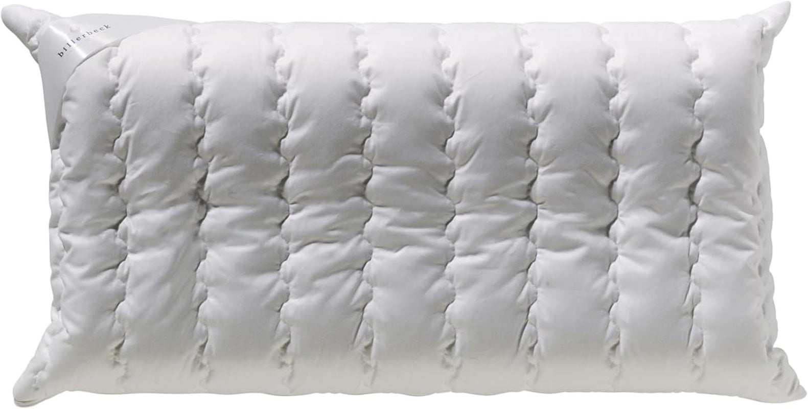 Billerbeck Pillow S20 Latex - Oreiller cervical en 40 X 80 Cm - Oreiller de soutien cervical avec âme en latex souple, blanc Oreillers standards Naty Shop Mousse Visco
