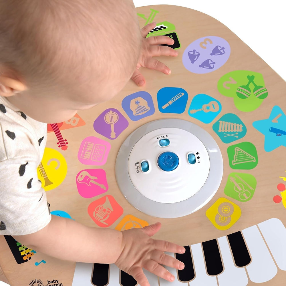 Baby Einstein, Hape, Clever Composer Tune Table Magic Touch Play Table, 22 instruments de musique, jouet musical électronique en bois, cube musical et jouet sensoriel, à partir de 6 mois Jouets pour bébé Naty Shop