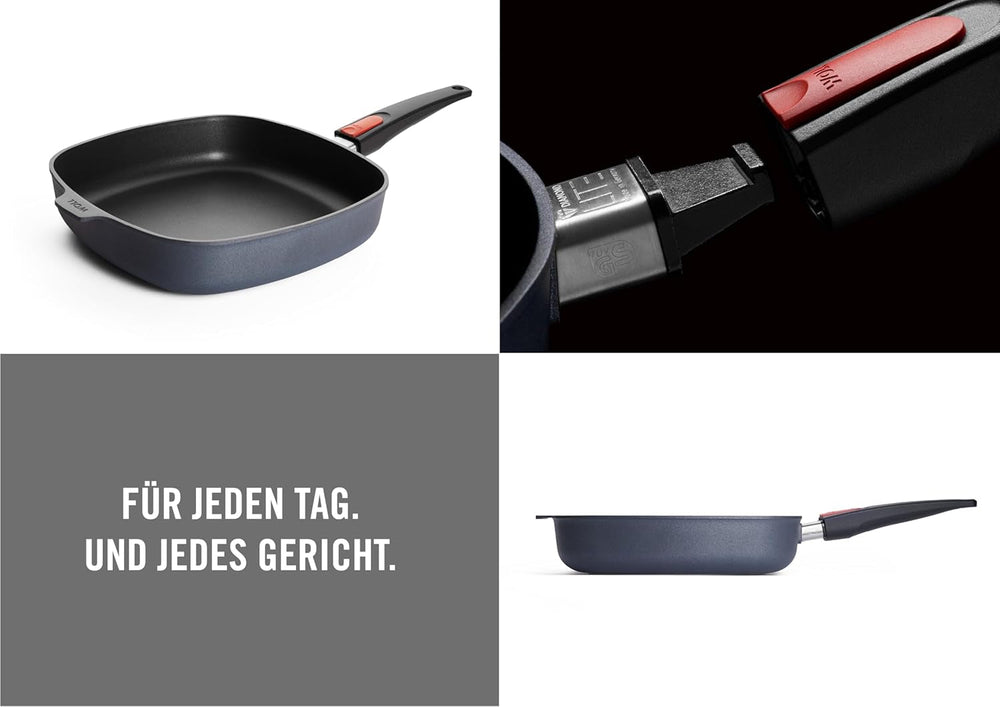 Poêle carrée Woll Diamond Lite, hauteur 6 cm - sans induction Casseroles et poêles Naty Shop