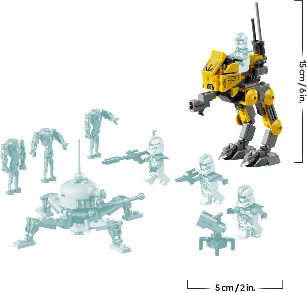 LEGO Star Wars Klonsoldaten des 327. Sternenkorps Battle Pack - Spielzeug für Kinder ab 7 Jahren - Minifiguren zum Bauen und Sammeln - Kreatives Geschenk für Jungen und Mädchen - 75431