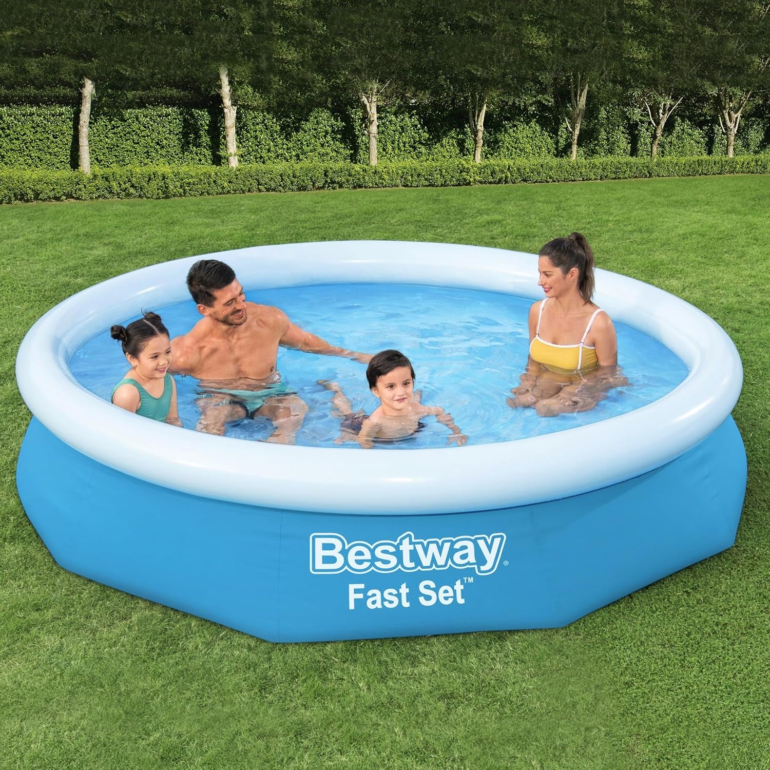 Piscine hors sol Bestway Fast Set sans pompe 305 x 66 cm, bleue, ronde (57456)