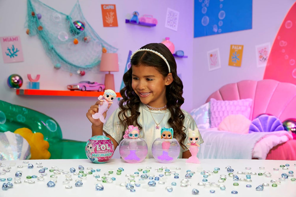 L.O.L. Surprendre! Mermaids Tots - Mini poupées tendance avec queues changeantes de couleur - Convient aux collectionneurs, filles et garçons à partir de 4 ans Naty Shop Dolls