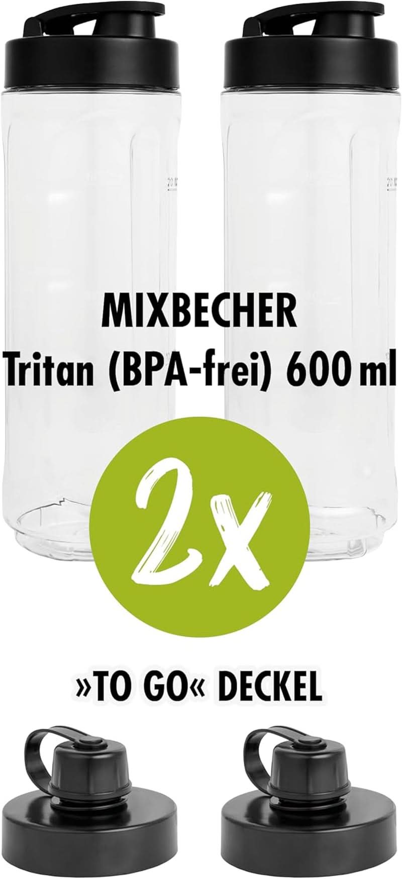 GASTROBACK #41033 Design Smoothie Maker Mix & Go, Silber/Schwarz Mama si Copilul Naty Shop