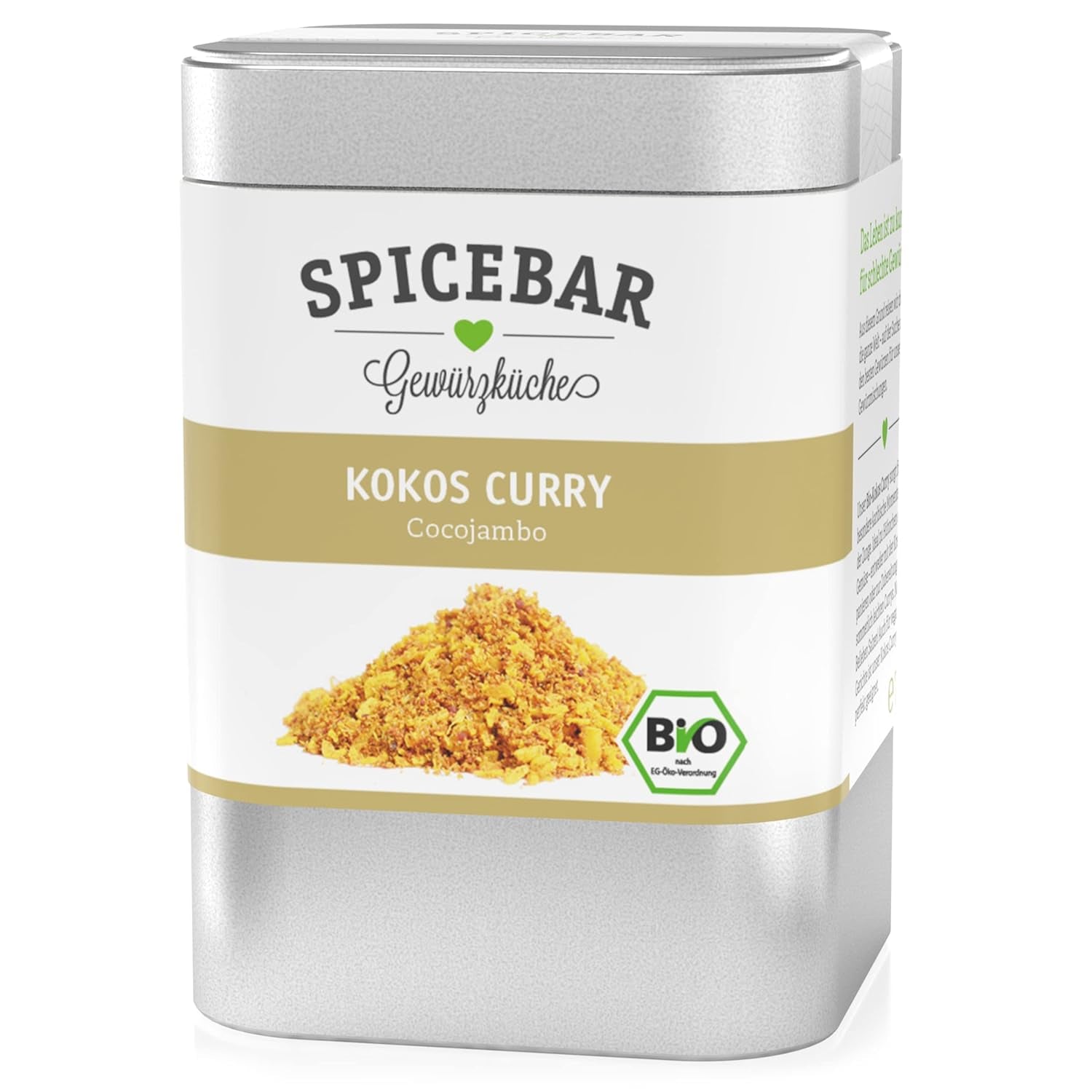 Spicebar Noix de Coco-Curry, pour Poulet et Légumes, Bio (1 x 70g)