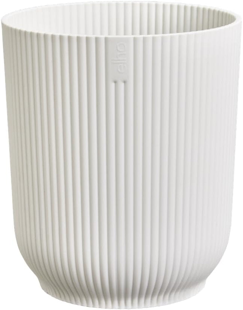 elho Vibes Fold Orchid High 12,5 cm - Pots d'orchidées d'intérieur - Pots de fleurs d'intérieur - Plastique 100% recyclé - Blanc/Blanc soyeux