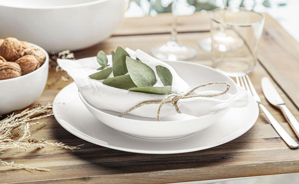 Seltmann Weiden service de table 12 pièces | Liberté blanc