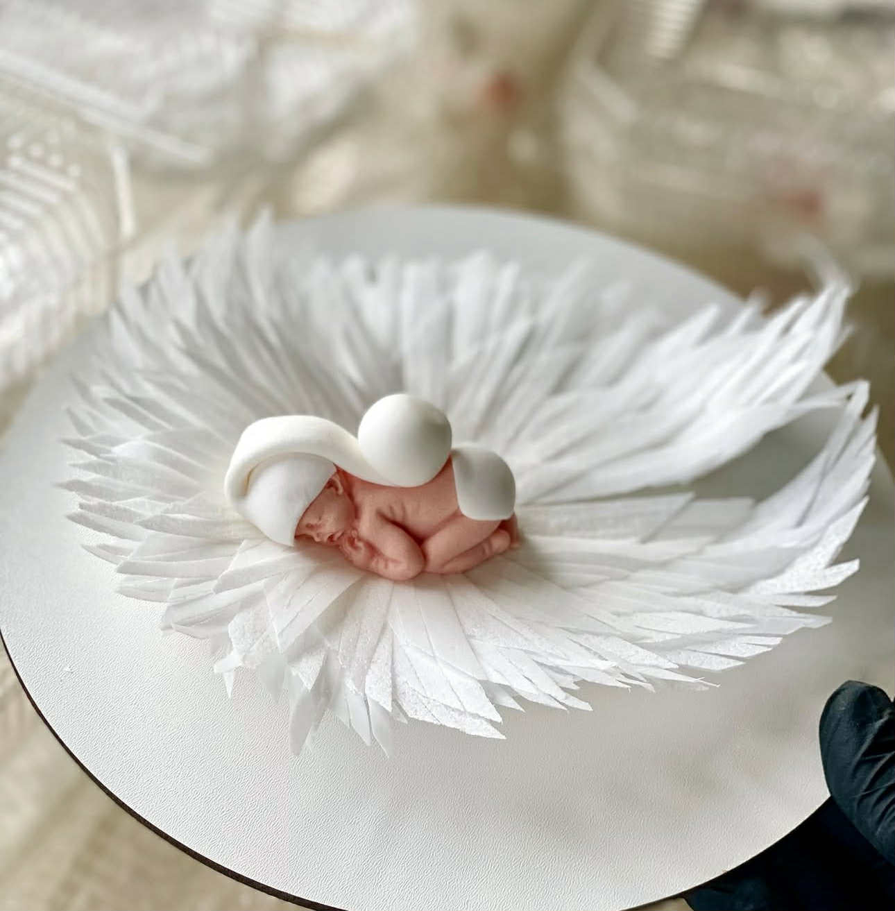 Décoration comestible, Baptême, Chapeau